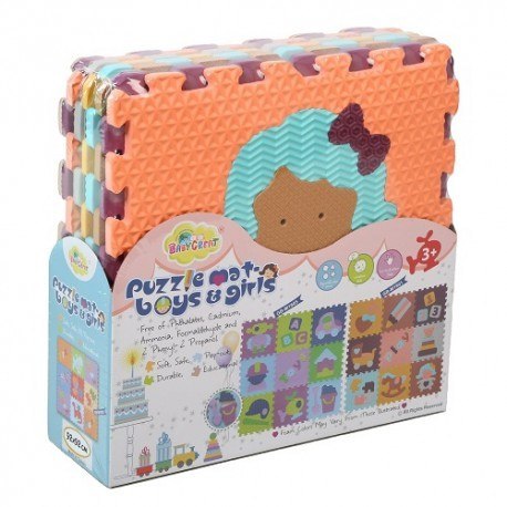 Piankowe puzzle podłogowe świat zabawek - 51 elementów Baby Great Piankowe puzzle podłogowe świat zabawek - 51 elementów Baby Great