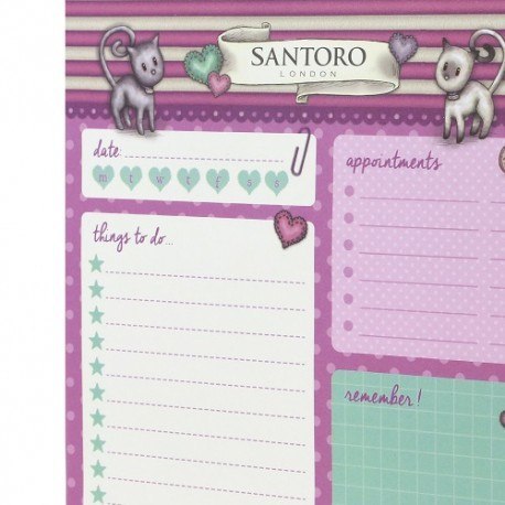 Planer dzienny a5 - gorjuss - tall tails Santoro London