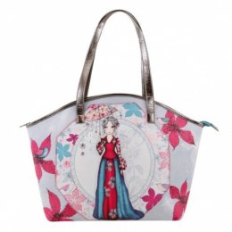 Curved shopper bag - mirabelle - parasol Santoro London