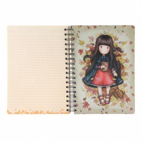 Duży kołonotatnik - gorjuss - autumn leaves Santoro London