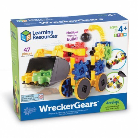 Gears! gears! gears! klocki, koła zębate, spychacz, zestaw Learning Resources Gears! gears! gears! klocki, koła zębate, spychacz, zestaw Learning Resources