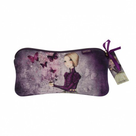 Neoprenowy futerał - mirabelle - amethyst butterfly Santoro London