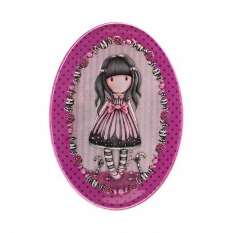 Owalne blaszane pudełko - gorjuss - sugar and spice, Santoro London