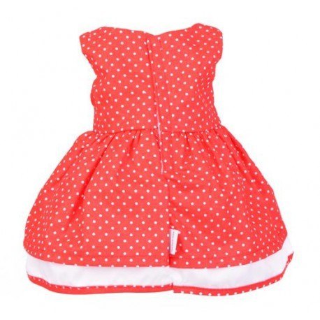 Sukienka dla lalki 35-45cm elizabeth - czerwona w kropki Neneko Sukienka dla lalki 35-45cm elizabeth - czerwona w kropki Neneko