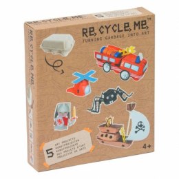 Zestaw kreatywny - statek - re-cycle-me - 5 zabawek Re-Cycle-Me