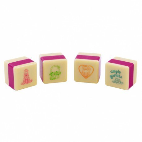 Zestaw stempli z tuszem - gorjuss - rosebud Santoro London Zestaw stempli z tuszem - gorjuss - rosebud Santoro London