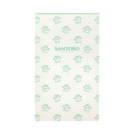 Notes - koty - feline fine - bold green Santoro London Notes - koty - feline fine - bold green Santoro London