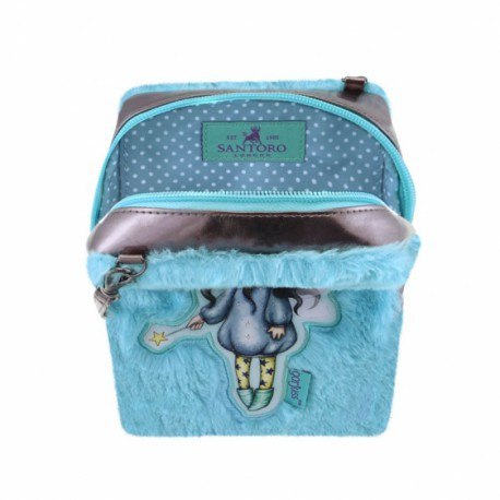 Prostokątna torebka - gorjuss furry - bubble fairy Santoro London