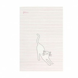 Średni zeszyt - felines - koty - stay pawsitive (pink) Santoro London