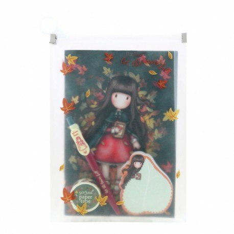 Zeszyt a5 z akcesoriami w saszetce - gorjuss - autumn leaves Santoro London