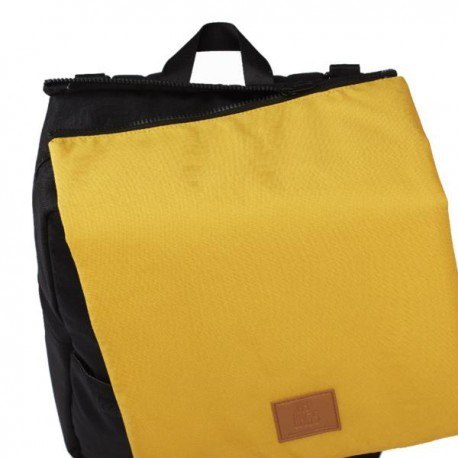 My bag's plecak reflap eco black/ochre My Bag's My bag's plecak reflap eco black/ochre My Bag's