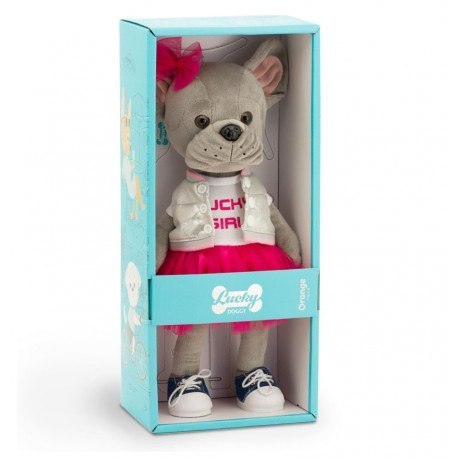 Przytulanka piesek lucky betsy w sukience lucky girl - 38cm Orange Toys Przytulanka piesek lucky betsy w sukience lucky girl - 38cm Orange Toys