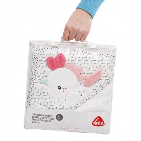 Babyfehn, aiko i yuki, ręcznik z kapturem jednorożec FEHN Babyfehn, aiko i yuki, ręcznik z kapturem jednorożec FEHN