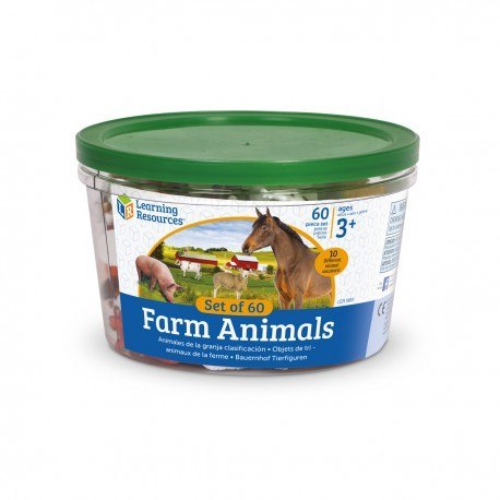 Learning resources, farma, zestaw figurek 60 szt. Learning Resources Learning resources, farma, zestaw figurek 60 szt. Learning Resources