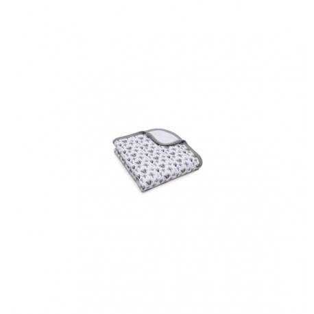 Otulacz - kocyk z eko bawełny z kapturkiem (drzewk PULP BAMBOO