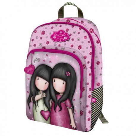 Plecak z trzema kieszeniami - gorjuss sparkle & bloom Santoro London Plecak z trzema kieszeniami - gorjuss sparkle & bloom Santoro London