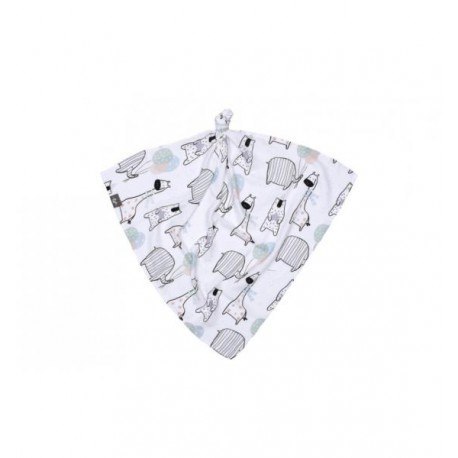 Mini pieluszka, przytulanka z jonami srebra - 2 szt. PULP BAMBOO