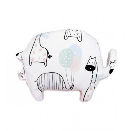 Poduszka minky słonik (żyrafy) miętowa PULP BAMBOO