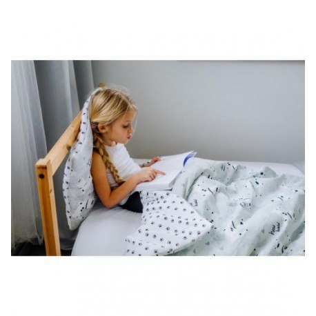 Pościel bawełniana 140cm x 200cm (pieski) PULP BAMBOO