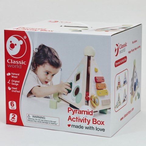 CLASSIC WORLD Piramida Aktywności Activity Box 4w1 Classic World CLASSIC WORLD Piramida Aktywności Activity Box 4w1 Classic World