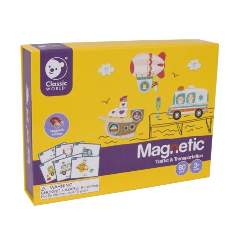 CLASSIC WORLD Puzzle Nauka Ruchu Transportu Drogowego 72 el. Classic World CLASSIC WORLD Puzzle Nauka Ruchu Transportu Drogowego 72 el. Classic World