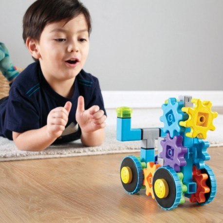 Gears! gears! gears!, klocki, koła zębate, łazik kosmiczny, Learning Resources Gears! gears! gears!, klocki, koła zębate, łazik kosmiczny, Learning Resources