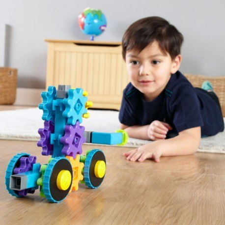 Gears! gears! gears!, klocki, koła zębate, łazik kosmiczny, Learning Resources Gears! gears! gears!, klocki, koła zębate, łazik kosmiczny, Learning Resources
