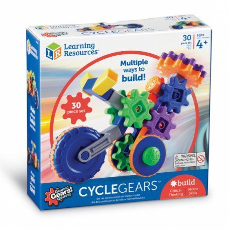 Gears! gears! gears!, klocki, koła zębate, motor, zestaw Learning Resources