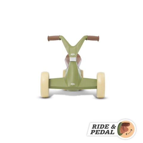 BERG GO2 Gokart Jeździk Rowerek 2w1 Retro Green Berg BERG GO2 Gokart Jeździk Rowerek 2w1 Retro Green Berg