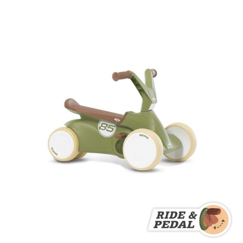 BERG GO2 Gokart Jeździk Rowerek 2w1 Retro Green Berg BERG GO2 Gokart Jeździk Rowerek 2w1 Retro Green Berg