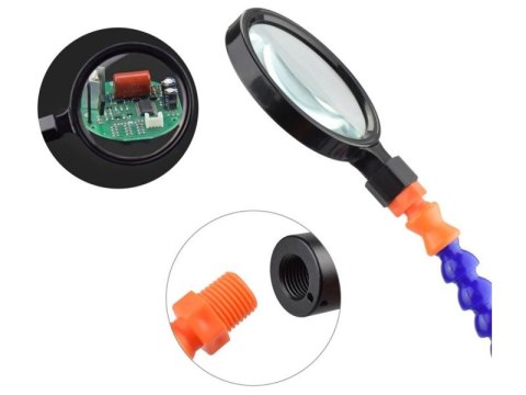 DUŻA Trzecia ręka USB - sześć ramion - stacja uchwyt do lutowania z wiatraczkiem + LAMPKA + LUPA DUŻA Trzecia ręka USB - sześć ramion - stacja uchwyt do lutowania z wiatraczkiem + LAMPKA + LUPA