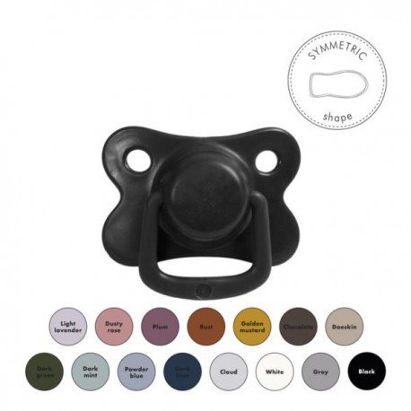Filibabba smoczki 2 szt. 6m+ black Filibabba Filibabba smoczki 2 szt. 6m+ black Filibabba