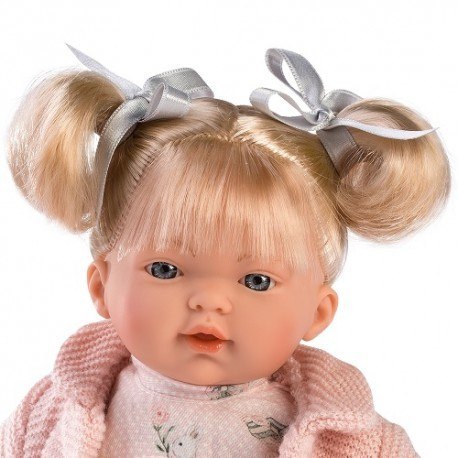 Hiszpańska lalka dziewczynka aitana w płaszczyku - płacze 33cm Llorens Hiszpańska lalka dziewczynka aitana w płaszczyku - płacze 33cm Llorens