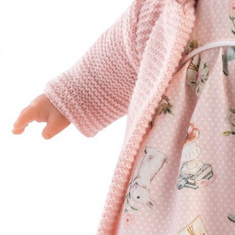 Hiszpańska lalka dziewczynka aitana w płaszczyku - płacze 33cm Llorens Hiszpańska lalka dziewczynka aitana w płaszczyku - płacze 33cm Llorens