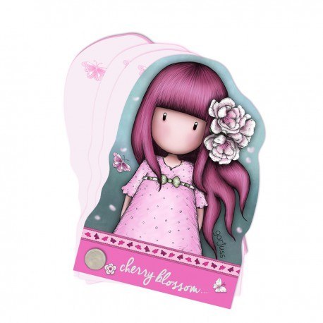 Mały notes - gorjuss sparkle & bloom - cherry blossom Santoro London Mały notes - gorjuss sparkle & bloom - cherry blossom Santoro London