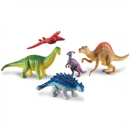 Duże figurki, dinozaury, zestaw ii, zestaw 5 szt. Learning Resources Duże figurki, dinozaury, zestaw ii, zestaw 5 szt. Learning Resources