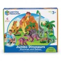 Duże figurki, mamy i dzieci, dinozaury, zestaw 6 Learning Resources