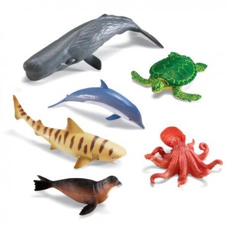 Duże figurki, zwierzęta, ocean, zestaw 6 szt. Learning Resources Duże figurki, zwierzęta, ocean, zestaw 6 szt. Learning Resources