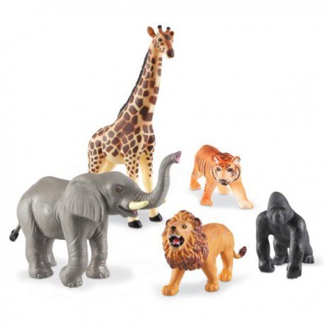 Duże figurki, zwierzęta, safari, zestaw 5 szt. Learning Resources Duże figurki, zwierzęta, safari, zestaw 5 szt. Learning Resources