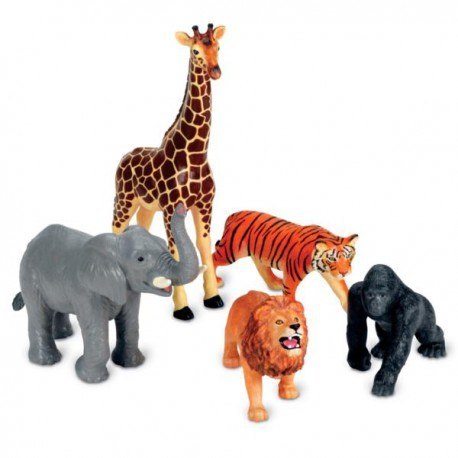 Duże figurki, zwierzęta, safari, zestaw 5 szt. Learning Resources Duże figurki, zwierzęta, safari, zestaw 5 szt. Learning Resources