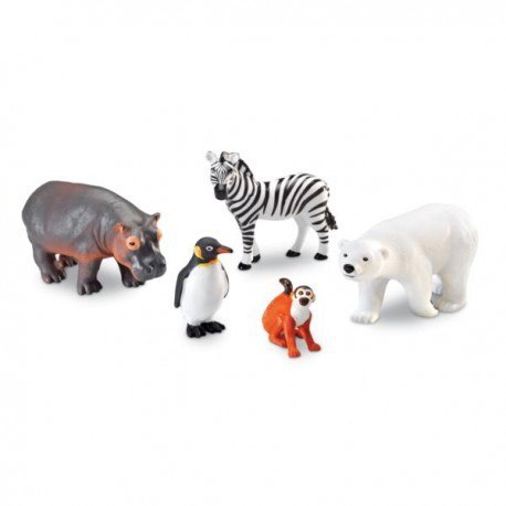 Duże figurki, zwierzęta w zoo, zestaw 5 szt. Learning Resources Duże figurki, zwierzęta w zoo, zestaw 5 szt. Learning Resources