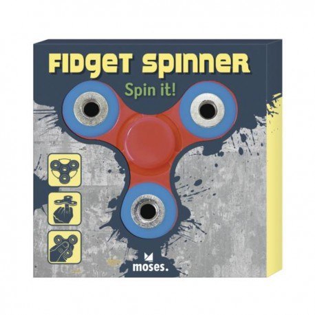 Finger spinner - czerwony - zabawka zręcznościowa Moses