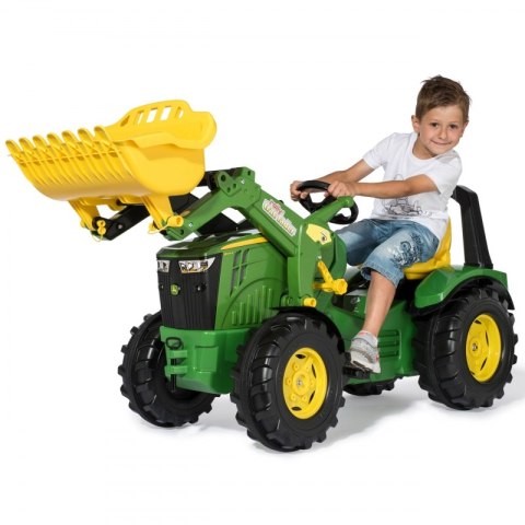 John Deere Traktor na Pedały X-Trac Premium Łyżka Ciche Koła Rolly Toys Rolly Toys