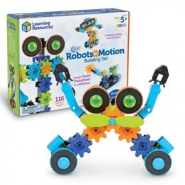 Klocki, koła zębate, robot, zestaw konstrukcyjny Learning Resources