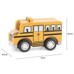 VIGA Drewniany Autobus Szkolny Viga Toys