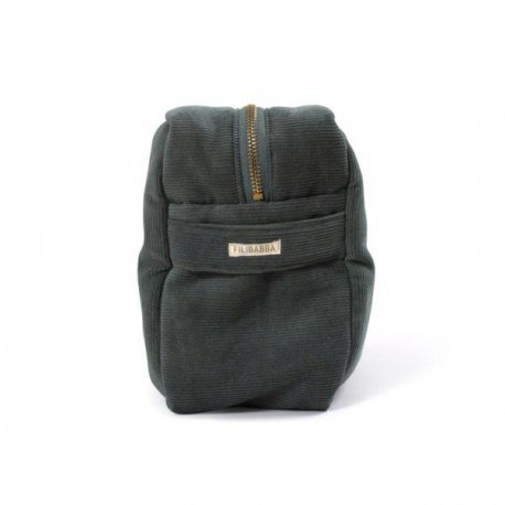 Filibabba kosmetyczka duża sztruks pine green Filibabba Filibabba kosmetyczka duża sztruks pine green Filibabba