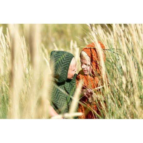 Filibabba poncho zigzag dark green Filibabba Filibabba poncho zigzag dark green Filibabba