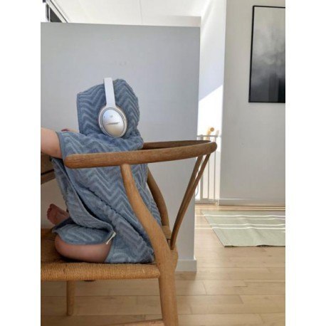 Filibabba poncho zigzag powder blue Filibabba Filibabba poncho zigzag powder blue Filibabba