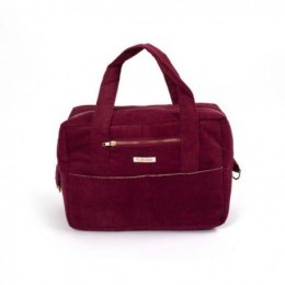 Filibabba torba nursing bag sztruks deeply red Filibabba