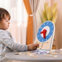 VIGA Drewniany Zegar Nauka Zegara Czasu Viga Toys